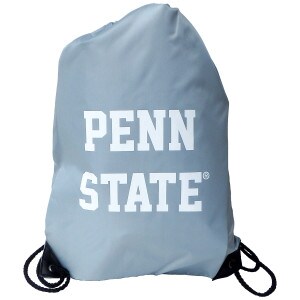 Penn State drawstring backpack gray image